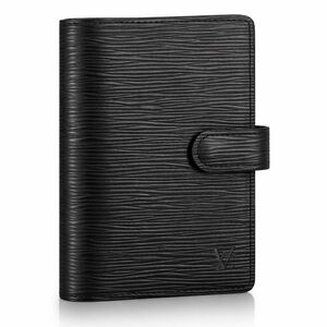 Louis Vuitton Agenda PM Black Epi Leather Planner Cover Authenticated Excellent